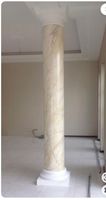 Colonnes et piliers en marbre blanc sculptés à la main, style temple moderne, décoration intérieure, taille personnalisable, pierre naturelle, anti-corrosion, durable, pour intérieur.