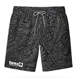 กางเกงขาสั้นลำลองผู้ชาย Tenzo Intl แห้งเร็ว ระบายอากาศดี เหมาะสำหรับออกกำลังกาย ยิม ฟิตเนส ชายหาด มีเชือกผูกเอว ยืดหยุ่น รับสกรีนโลโก้ - Product Image 4