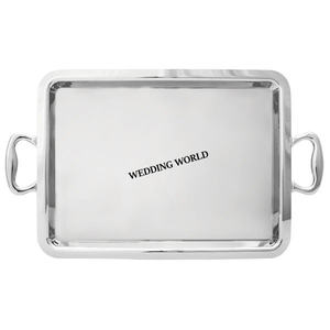 Nickle Plated <b>Chocolate</b> Tray Rectangle Shape Tabletop Designer <b>Chocolate</b> Platter Top Selling <b>Fancy</b> <b>Chocolate</b> Tray - Product Image 2