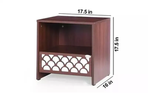 Mesa auxiliar de Malasia Penang, elegante diseño de madera maciza, muebles modernos compactos para sala de estar, dormitorio, oficina, duradero y elegante - Product Image 6