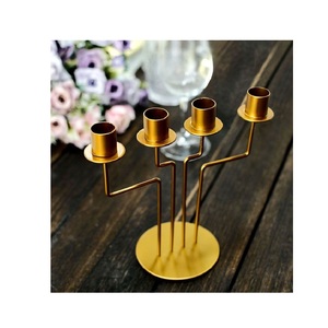 Portavelas de metal artesanales de lujo, ideales para bodas, fiestas, ocasiones festivas y decoración elegante del hogar. - Product Image 5