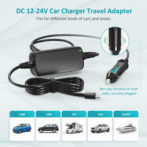 100W USB-C รถชาร์จแล็ปท็อป PD 3.0 ชาร์จเร็ว DC 12V 24V สำหรับแมคบุ๊ค เดลล์ เอชพี เลอโนโว ทั้งแพด ซัมซุง เอซุส เอเซอร์ โซนี่ โตชิบา - Product Image 3