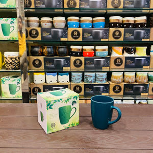 Tasse à impact élevé 1 PC beauté fonctionnelle en grès de couleur unie pour restaurants et vente au détail - Product Image 1