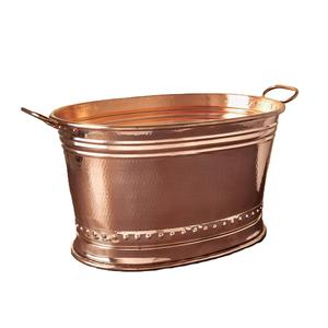 Nouvelle tendance fait à la main pur cuivre Antique refroidisseur de vin forme ronde métal fabriqué à la main refroidisseur de vin - Product Image 6