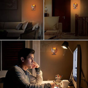 Lampe de sel de l'Himalaya naturelle décorative, lampe de nuit USB, cristal de sel rose, lampe de sel de l'Himalaya à changement de couleur - Product Image 5