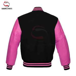 Chaquetas de Diseño Personalizadas al por Mayor, Chaqueta de Béisbol Informal con Logotipo, Chaqueta Universitaria Unisex de Poliéster, Chaquetas Letterman - Product Image 3