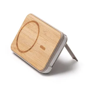 Power Bank in Bambù Corry, Gadget Promozionali Personalizzati - Product Image 4