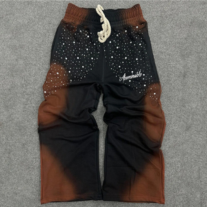 Streetwear Style Custom Men's Pants & <b>Trousers</b> High Quality Heavy Cotton Acid Wash Sweatpants with Sun Fade Made By RAM Industry - Product Image 5