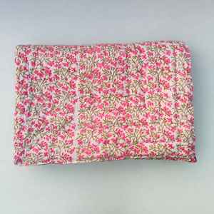 Couvre-lit en tissu imprimé à la main, couverture douillette, literie, textile de maison pour la chambre à coucher - Product Image 5