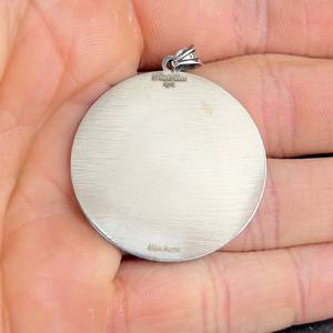 Collar con Colgante de Plata Al-Ikhlas Surah para Hombre, Bordado con Oración para la Protección Islámica, Amuletos Finos con Verso del Sagrado Corán - Product Image 5