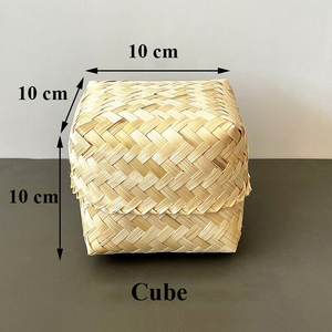 Mô hình mới 2023 Hộp Quà Tặng làm bằng tay hộp tự nhiên dệt wicker quà tặng bao bì giỏ từ Việt Nam - Product Image 5