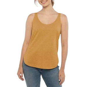 <b>Cropped</b> Women's Solid Women Tank <b>Top</b> Breathable Seamless Street Wear Stretch Rib Knit Sleeveless Casual Tank <b>Top</b> Women OEM 2026 - Product Image 1