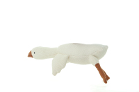Jouet écologique personnalisé pour chien pieuvre en peluche orange et blanc Animal à mâcher mignon durable en peluche pour animaux de compagnie Logo de marque Fabrication