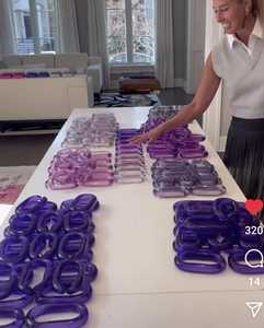 Décoration murale en acrylique suspendue à motif floral Art Déco, article de décoration de pièce le plus adorable avec prix de gros en Inde - Product Image 3