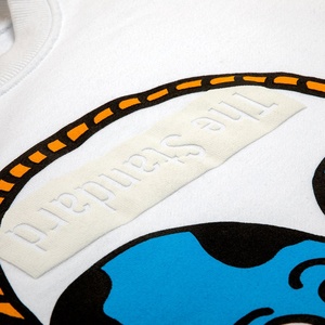 Venta al por mayor barato OEM peso pesado 380 Gsm algodón en Blanco polar pulóver esencial personalizado cuello redondo sudadera sudaderas con capucha mujeres - Product Image 4