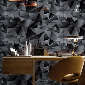 Carreaux de porcelaine à haute brillance 600x600mm et 600x1200mm carreaux de couleur foncée CRISSEL BLACK en Inde carreaux de produit de meilleure qualité - Product Image 1