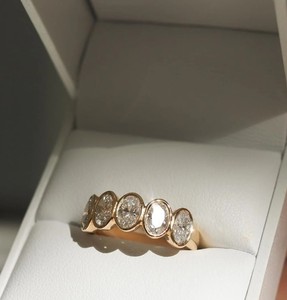 เพชรโมอิสทรงวงรีขนาด4x6มม. สำหรับงานแต่งงาน - Product Image 2