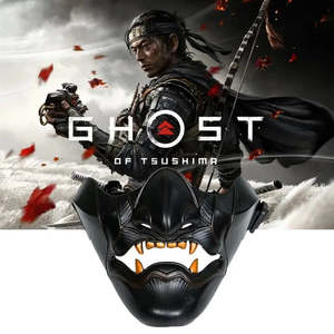 หน้ากากคอสเพลย์ Ghost of Tsushima หน้ากากเรซิ่นสำหรับชุดคอสเพลย์ - Product Image 1