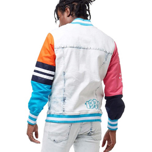 แจ็กเก็ตเลตเตอร์แมนระบายอากาศได้ดีสำหรับผู้ชายเครื่องแต่งกายแนวสตรีทพิมพ์ลายตามสั่งสำหรับฤดูหนาวมาใหม่พร้อม MOQ ต่ำ - Product Image 2