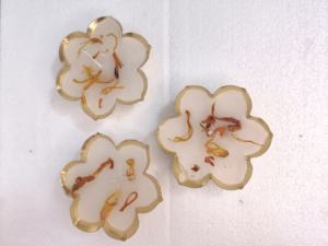 Portavelas con forma de flor de Metal de latón chapado en oro de primera calidad, decoración clásica para el hogar y la sala de exposición, recomendado por el vendedor - Product Image 3