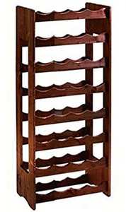 ตู้เก็บของไม้สีเข้ม 32 ช่อง ขนาด 42x25x100 ซม. - Product Image 1