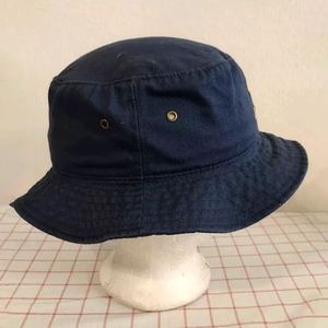 หมวกทรงถังขนาดพอดีตัวแบบสั่งทำหมวกชายหาดทรงถังผ้าฝ้ายสำหรับผู้ใหญ่ทุกเพศฉลากส่วนตัว - Product Image 3