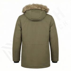 Manteau long chaud et épais pour femmes, veste parka coupe-vent à capuche pour la randonnée en plein air, doublure en polaire thermique, poids lourd, hiver, neige, extérieur - Product Image 2