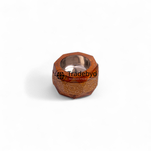 Quemador bakhoor de madera de lujo con exquisita artesanía y un toque moderno - Product Image 4