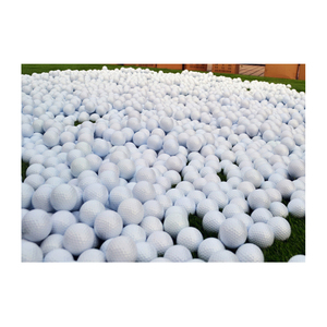 เครื่องตีลูกกอล์ฟสีขาวมีลักยิ้มแบบแข็งใช้ฝึกซ้อมทำลูกกระเปาะจุกไม้ก๊อกไอร์แลนด์ - Product Image 2