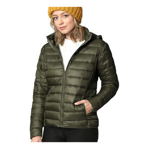Chaqueta acolchada de burbujas para mujer, chaqueta de invierno cálida sin capucha, personalizada, superventas - Product Image 1