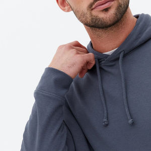 Sudadera con Capucha Extra Grande de Diseño Vintage para Hombre, Estilo Urbano, Lavada con Piedras y Efecto Desgastado por el Sol, Invierno 2024 - Product Image 4