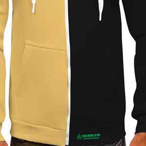 เสื้อฮู้ดซิปแบบยูนิเซ็กซ์ สีพื้น ผ้าฝ้าย 100% ฟลีซ/เฟรนช์เทอร์รี่ ทรงปกติ สำหรับฤดูหนาว แห้งเร็ว ระบายอากาศได้ดี ด้านหน้าแบบเรียบ - Product Image 5