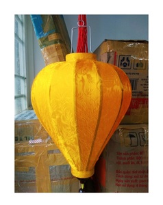 Decorative Hoi an Silk <b>Lantern</b> From Vietnam Made From Natural <b>Bamboo</b> Frame Very Flexible With Best Price - Product Image 3