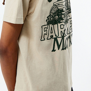 Blank Cotton Tshirts Short Sleeve Men Oversized Boxy Tee Plain T-<b>shirt</b> Custom Loose Fit Heavyweight <b>Waffle</b> Woven T <b>Shirt</b> - Product Image 5