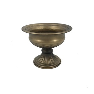 Jarrón de Flores de Pedestal de Hierro Dorado Vintage Moderno, Resistente al Óxido, Centro de Mesa para Bodas, Urna Antigua, Frutero - Product Image 6