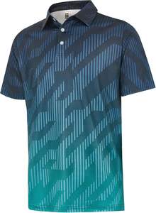 เสื้อโปโลสำหรับผู้ชายแห้งเร็วเสื้อโปโลแขนสั้นพิมพ์ลายลำลองระบายอากาศจากปากีสถานสำหรับฤดูร้อน - Product Image 2