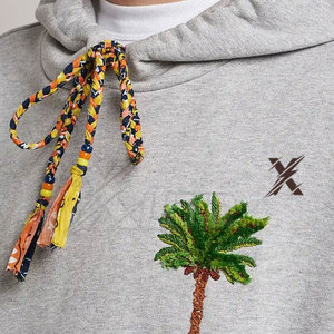 Sweat à capuche brodé pour tous les jours, 100% coton, tissu doux au toucher, durable, coupe-vent, respirant, pour le sport et les voyages - Product Image 5