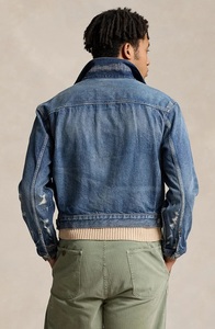 2024 ODM vente en gros sur mesure hommes Denim veste haute qualité motif décoration 100% coton dernière mode pour la saison d'hiver - Product Image 2