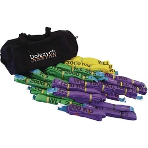 DOLEZYCH 20-Piece Round Sling Set DIN EN 1492-2 Compliant <b>Training</b> Equipment and Accessories - Product Image 1