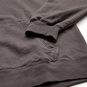 Baggy lourd 600 Gsm 100% coton sweat à capuche court hommes personnalisé uni unisexe poids lourd français éponge sweats à capuche surdimensionnés - Product Image 6