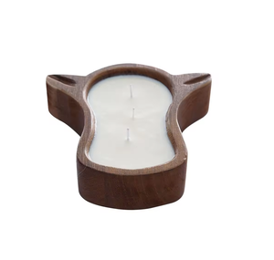 Bols à bougies ronds en bois pour la maison et la décoration d'éclairage de table de Noël Bols à bougies à des coûts raisonnables - Product Image 6