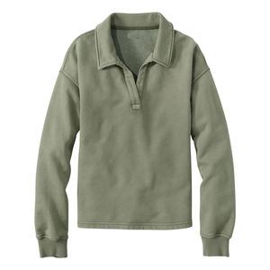 Femmes en gros de haute qualité lavé Streetwear sweat à capuche coton éponge française lavage à l'acide Vintage logo personnalisé sweat - Product Image 2