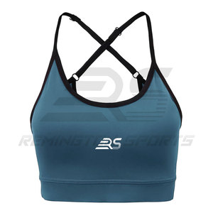 Women Mesh Breathable Sports Bra Top Fitness High Impact <b>Pad</b> <b>Running</b> Gym Yoga Bra | New Arrival Wholesale Women's Sports Bra - Product Image 1