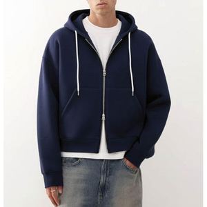 Sudadera con Capucha y Cremallera para Hombre con Logotipo Personalizado, Marca Privada, Estilo Moderno y Más Vendido para Invierno, Básicos en Línea, Mezcla de Algodón, Fabricación - Product Image 1