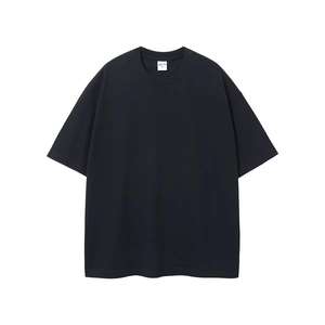 T-shirt vierge personnalisé pour hommes 250 300 Gsm lourd 100% coton T-shirt oversize épaule tombante Boxy Fit Crop T-shirt pour hommes - Product Image 5