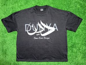 T-shirts surdimensionnés pour hommes grande taille de haute qualité respirants et confortables avec des caractéristiques de lumière d'épaule de goutte d'impression - Product Image 5