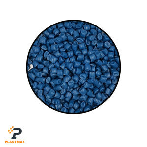 เม็ดพลาสติก HDPE รีไซเคิล คุณภาพพรีเมียม สำหรับงานขึ้นรูปขวดพลาสติกสีน้ำเงิน Plasmax เกรดขึ้นรูปสูง - Product Image 3
