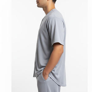 Ensembles d'uniformes de baseball pour hommes, conception personnalisée du logo de l'équipe, taille plus, respirant, 100% polyester, col en V, vêtements de sport athlétiques, vente en gros OEM - Product Image 4