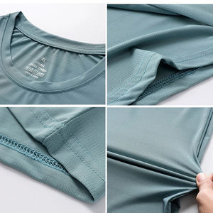 Camisetas Deportivas para Hombre, Transpirables, Ecológicas, 100% Algodón, con Logotipo Personalizado, para Eventos Deportivos y Gimnasio - Product Image 3