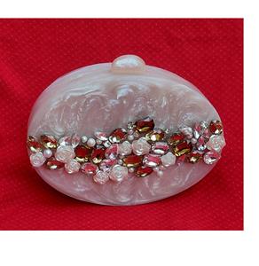 NOUVEAU MODÈLE Pochette artisanale indienne en résine de type personnalisé pour femmes - Product Image 4